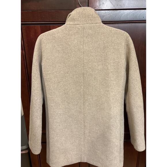 J. Crew Factory Tan City Wool Blend Coat Size 00 - Picture 3 of 7